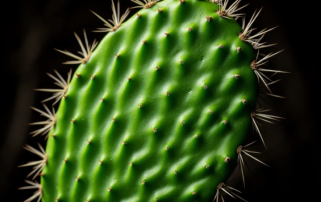 Textura botánica de nopal